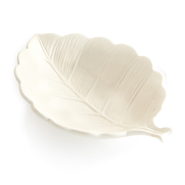 Banana Leaf Bowl (#2145) 10.75L x 6.5W X 2H