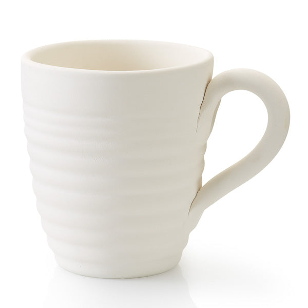 Hand Thrown Round Mug (#4081) 4D x 4.5H