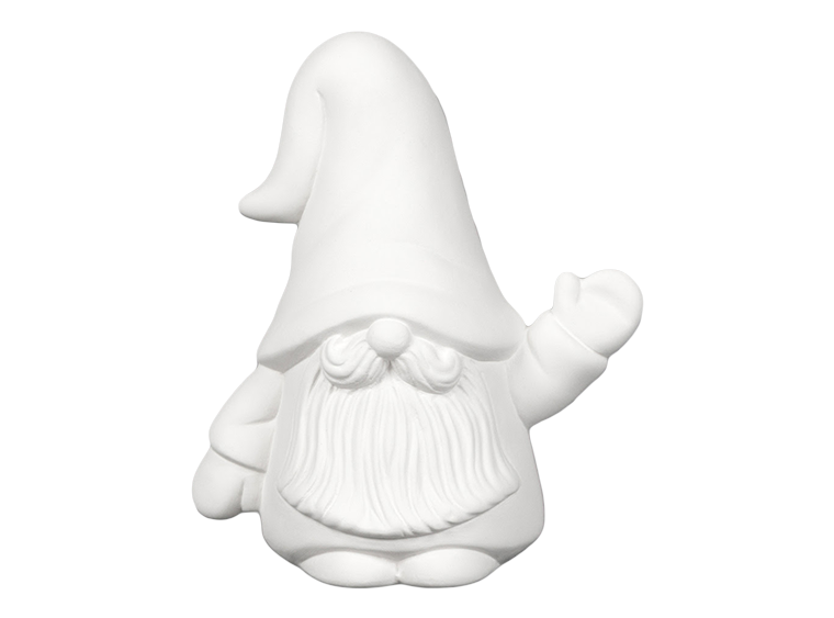 41 High Five Gnome 4"L x 6-1/2"W x 7"H