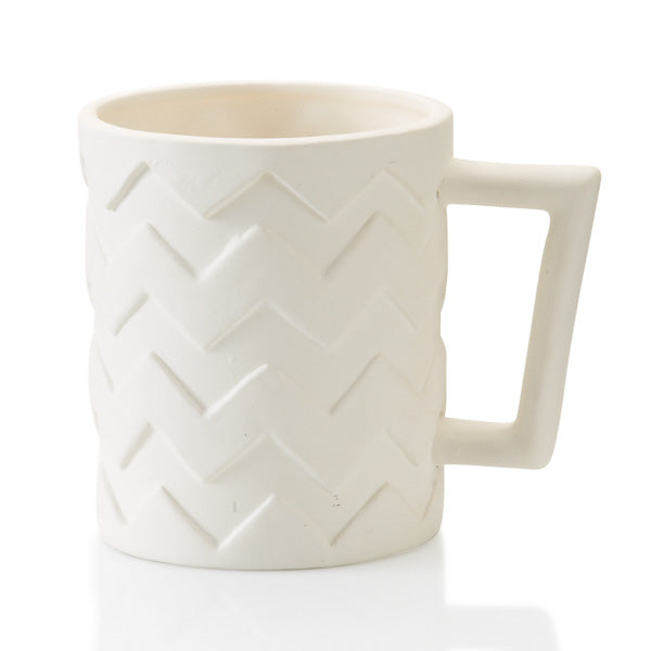 Chevron Mug (#4156) 3.25D x 3.75H 12oz