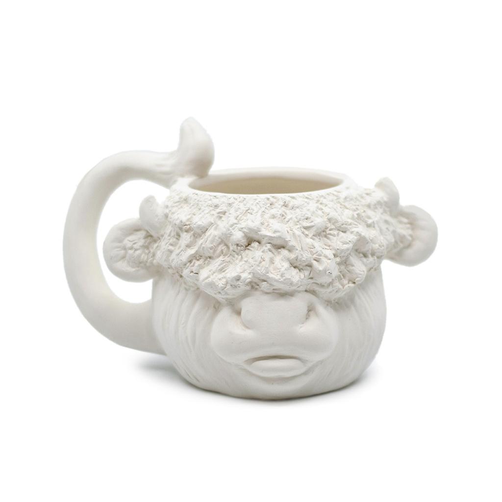 Highland Cow Mug (#4238) 4.5 H x 6 W