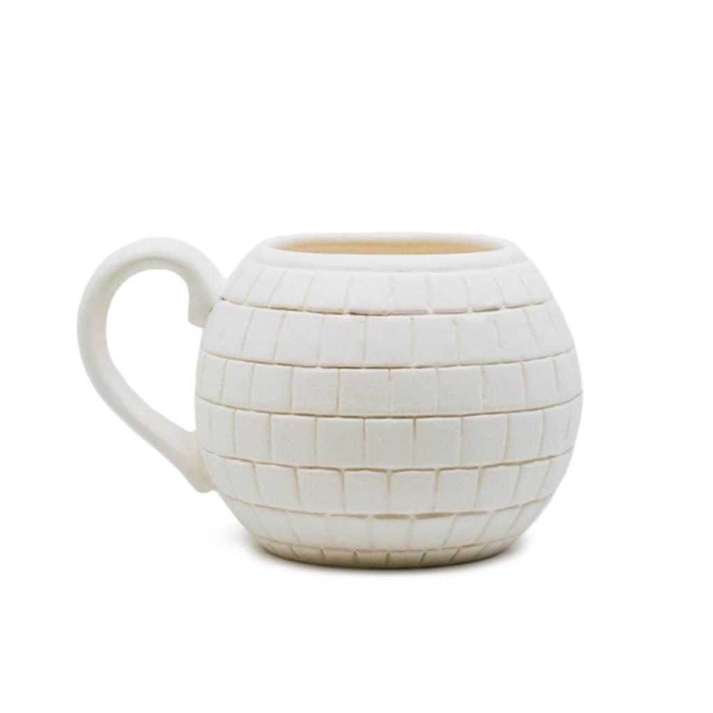 Mirrorball Mug (#4243) 3.5in H x 6.5in W