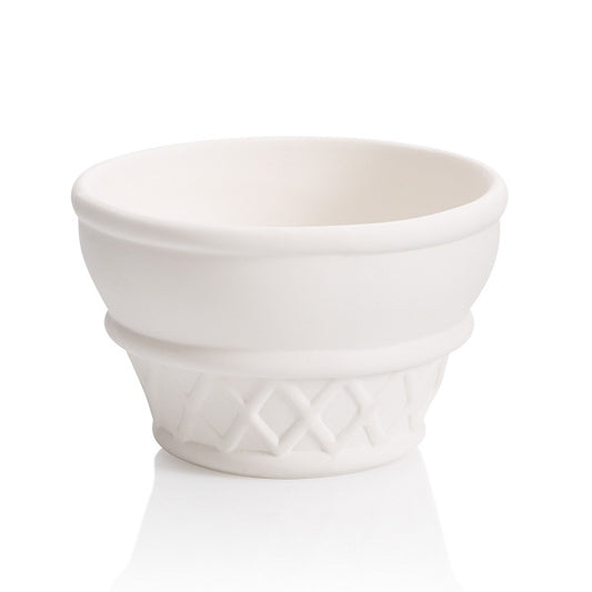 Ice Cream Cone Bowl (#2093)	4.5D x 3H