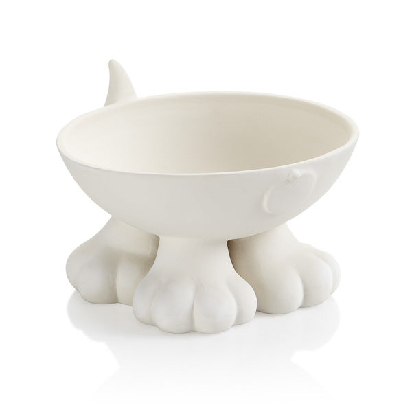 Dog Paw Bowl (#2099)	8D x 5.25H