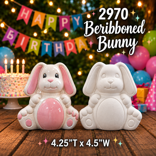 2970 Beribboned Bunny
