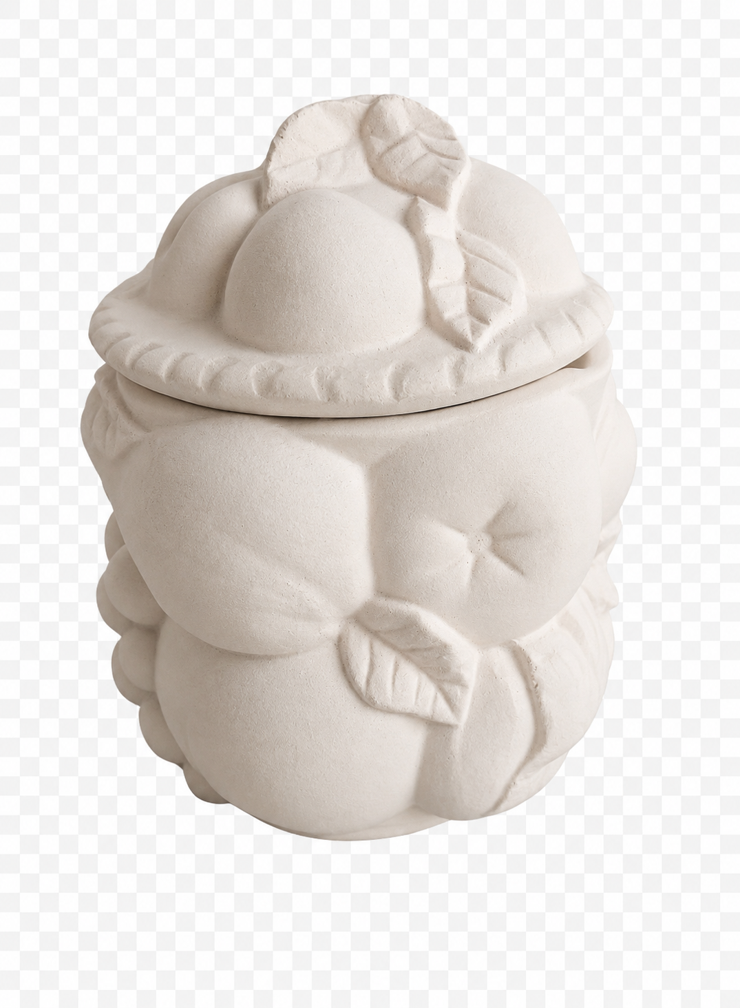 Vintage fruit sugar jar