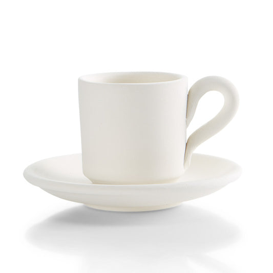 Espresso Cup with Saucer (#4001)	2.25D x 2.25H