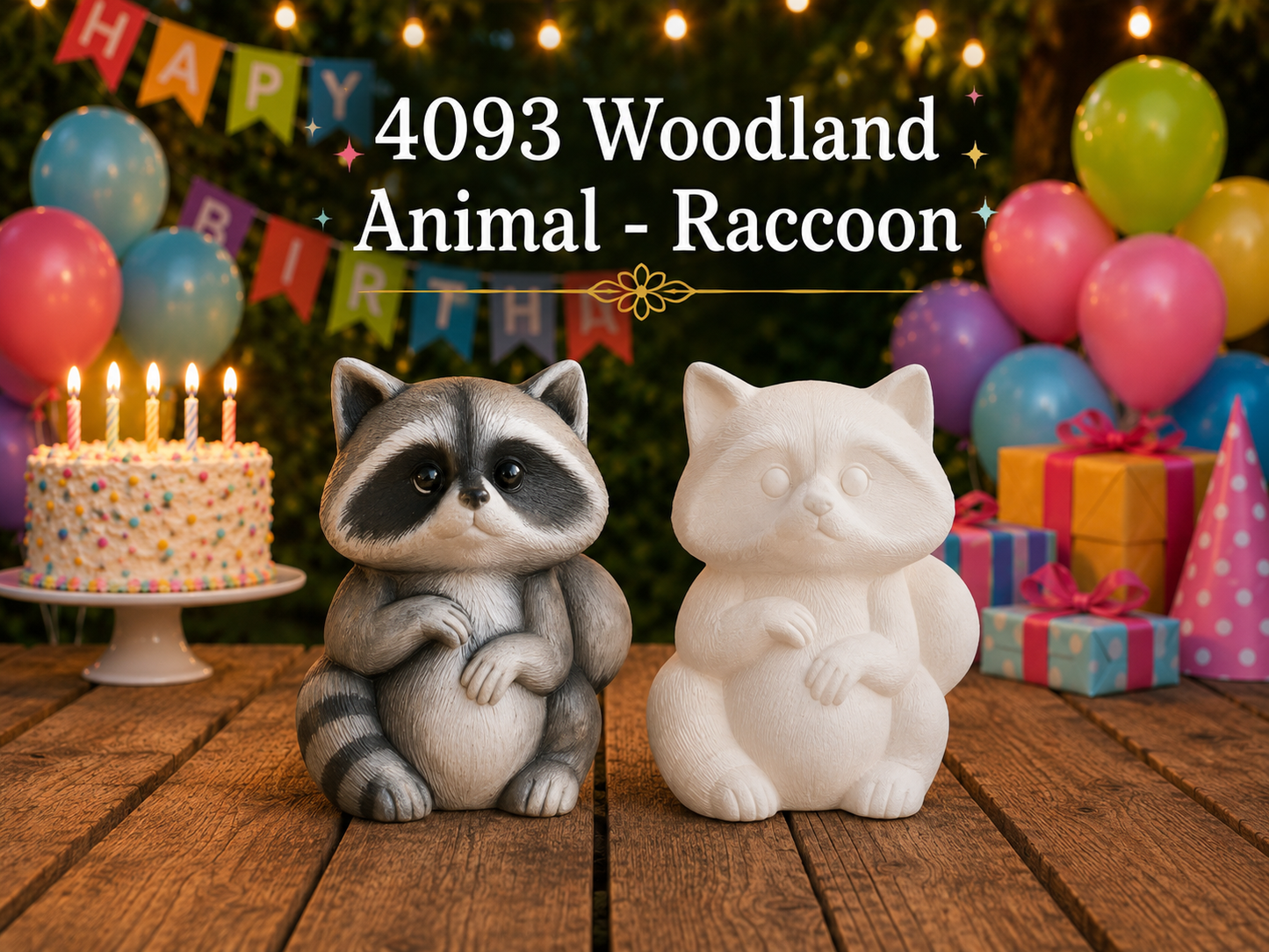 4093 Woodland Raccoon