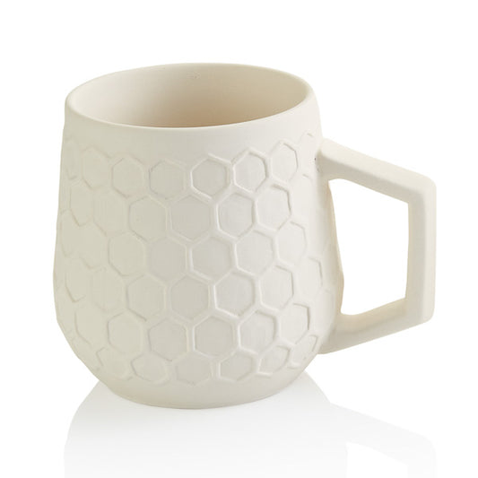 Honeycomb Mug (#4212)	3.75Hx3.5W
