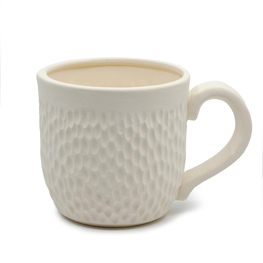 Dimpled Mug (#4237)	4H x 4W. 16oz