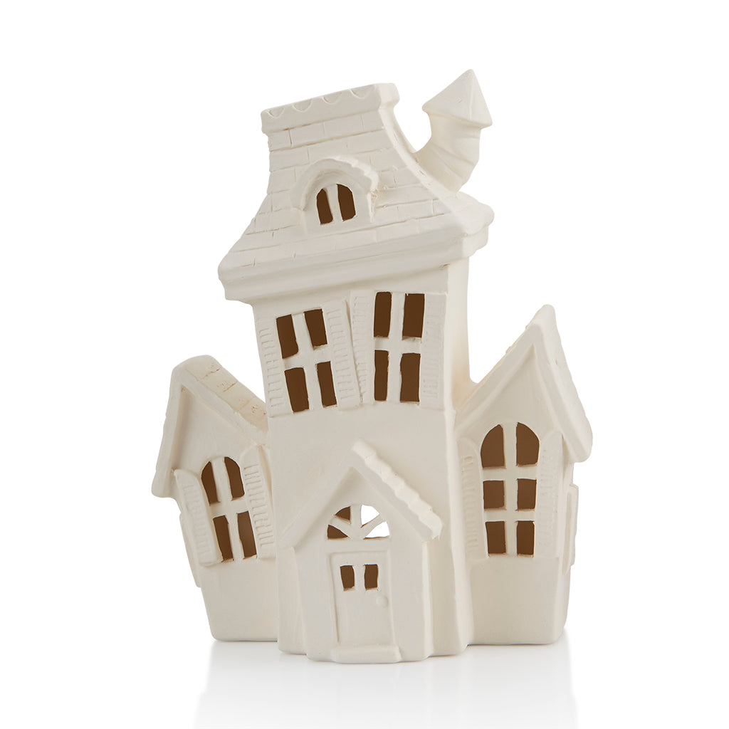 5357 Haunted House Light-Up 8Hx6Wx3.5D