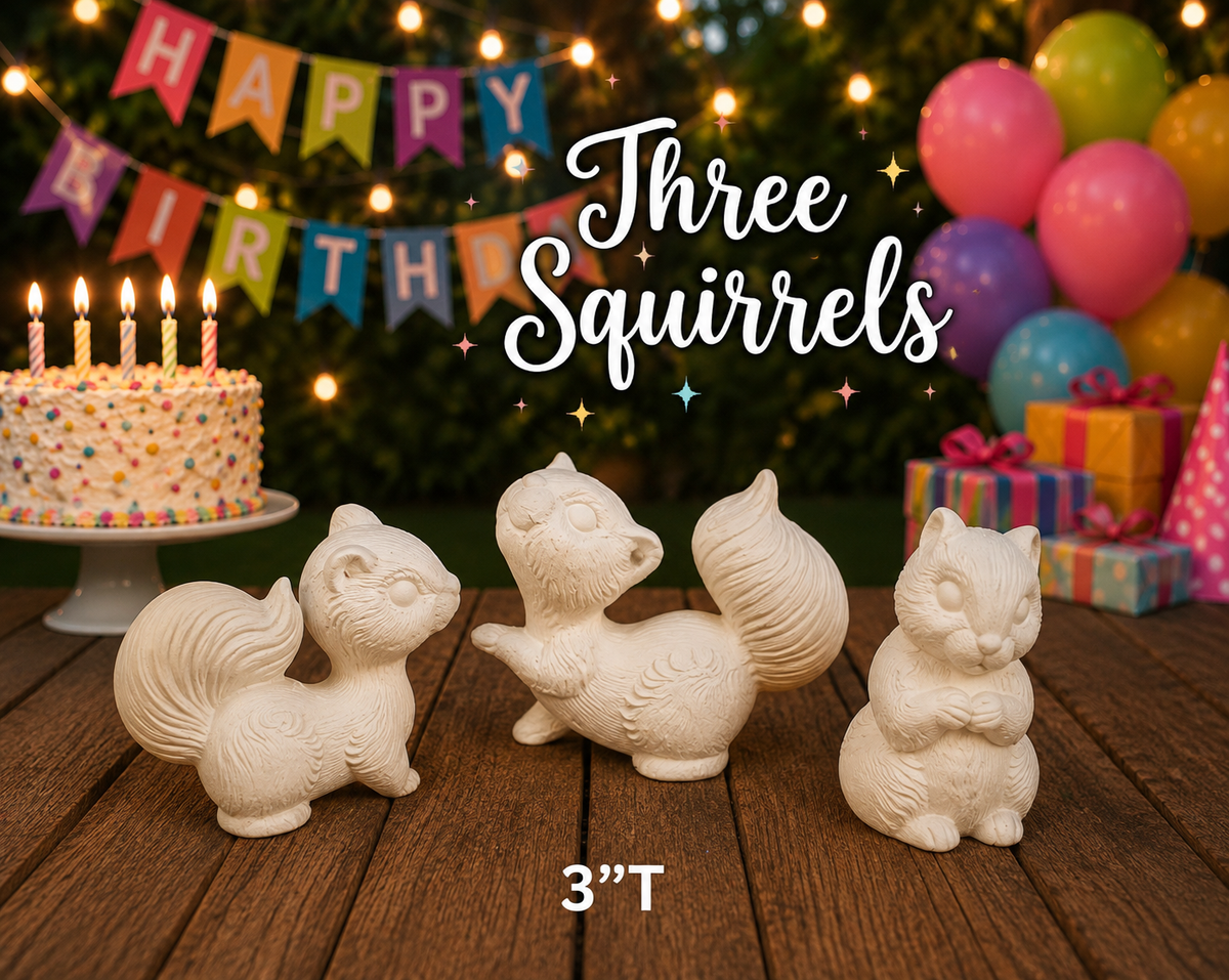 588 Three Squirrels ($20 each)
