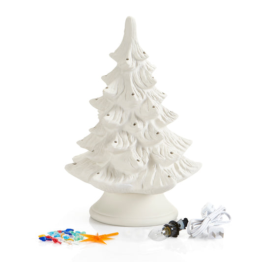 12 Inch Christmas Tree W/ Base and Light Kit (#5064)