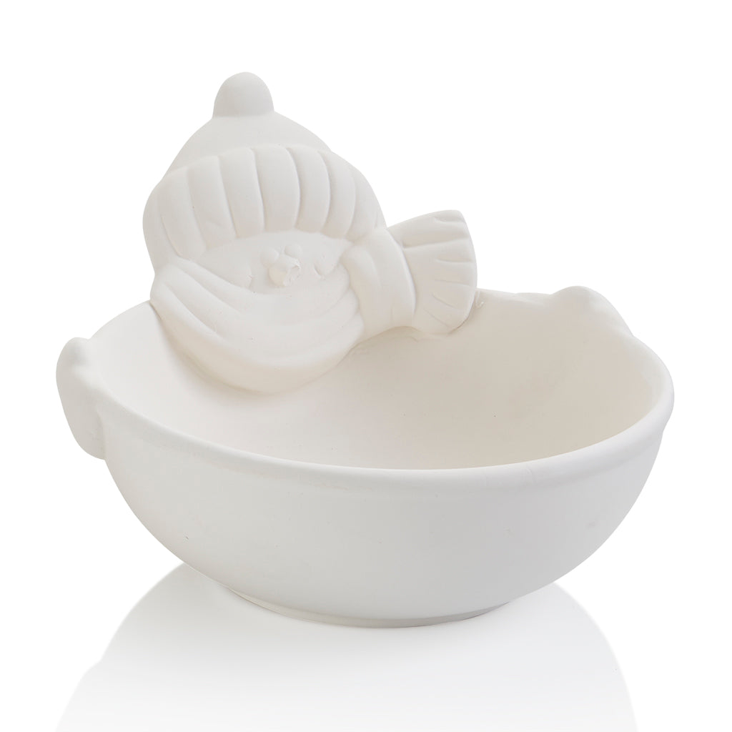 Snowman Bowl (#2083)	6.5D x 4.25H