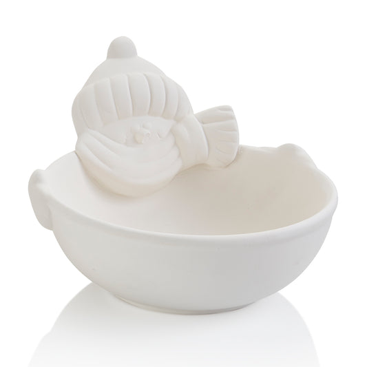 Snowman Bowl (#2083)	6.5D x 4.25H
