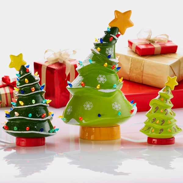 7" Animated Tree Votive (#5249)
