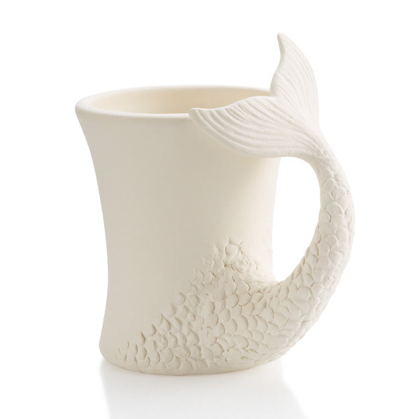 Mermaid Tail Mug (#4198)	5'H x 3.25'D