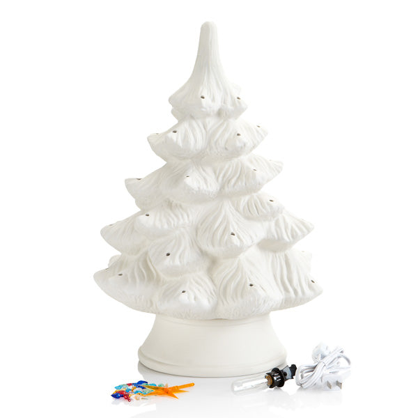 17" Lg. Christmas Tree w/ Base & Light Kit (#5145)