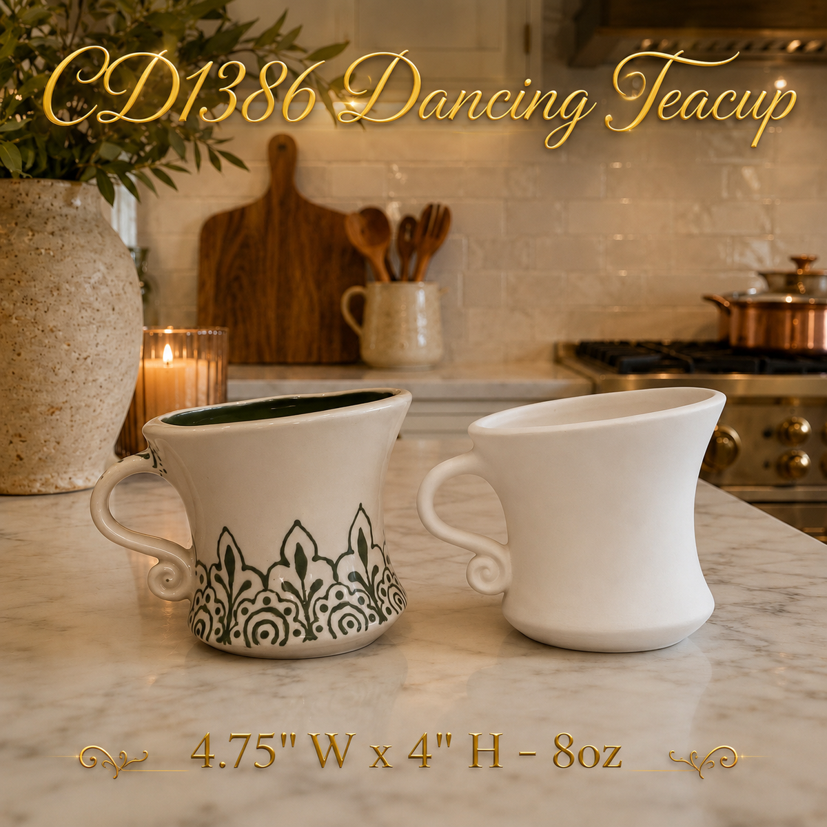 CD1373 Dancing Teacup